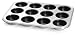 Kitchen & Housewares : Gourmet Standard 12 Cup Stainless Steel Muffin Pan with Non Stick - BW40001