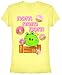 Angry Birds Donuts Womens Junior T-shirt