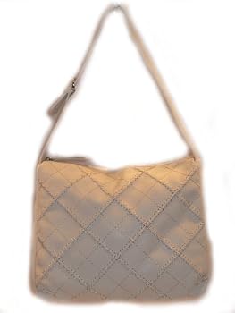 Stone Mountain "North Port" Cream Leather Tote Bag Handbag
