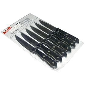 Sterling Home 8515 Elite Collection 6 Piece Jumbo Steak Knife Set by Sterling Home