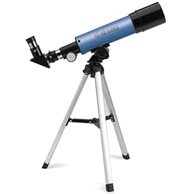 Edu-Science Land and Sky Telescope 90X Power with Table-Top Tripod - Blue