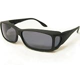 Cocoons Live Eyewear Sunglasses Wide Line (Medium-Large) Black Frame with Polarized Gray Lenses C422G