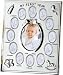 My First Year BABY STEPS silverplated collage frame