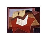 Guitar With Sheet Of Music by Juan Gris. Art Print Poster FRAME IT.. 14 inches width by 12 inches height. Highest Quality Art Poster Print