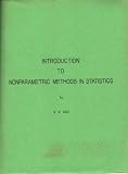 Introduction to Nonparametric Methods in Statistics (Department of Biostatistics and Mathematics, University of Pennsylvania)