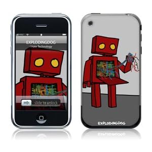 MusicSkins Explodingdog - I Hate Technology - Phone Skins,Accessories for Unisex