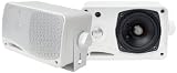 PYLE PLMR24 3.5-Inch 200 Watt 3-Way Weather Proof Mini Box Speaker System (White)