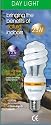 Sad Ioniser Air Purifier Energy Saving Light Bulb 23W, Screw Fitting, 3 in 1 Full Spectrum Daylight 6400K  95Ra Air Purifier and Energy Saving