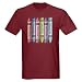 Six Crayons Art Dark T-Shirt by CafePress