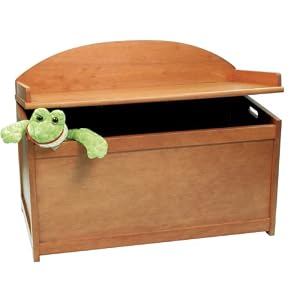 Lipper International 598P Toy Chest, Pecan