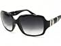 FENDI FS-445 FS445 Black 001 Sunglasses Grey Lenses Size: 59-17-130