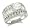 Brilliant and Baguette Channel Set Cubic Zirconia Ring