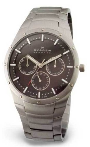 Skagen Men's 596XLTXM Multifunction Titanium Bracelet Watch