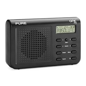 PURE ONE Mi, Palm-sized Portable DAB/FM Radio - Black