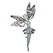 Pink Magic Fairy Flower Pin Brooch