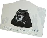 "The First Time Ever I Saw Your Face" Sonogram Frame - Blue