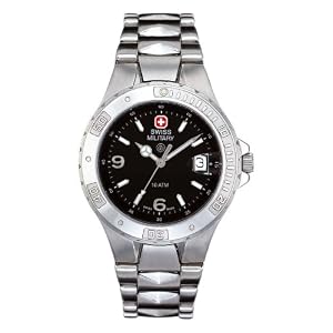 Swiss Military Hanowa Women's 06-7022-04-007 Peacemaker 316L Stainless Steel Black Dial Watch