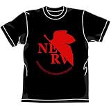 新世紀エヴァンゲリオン ネルフ Tシャツ ブラック ： サイズ M