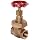 Milwaukee Valve 1141 Series Bronze Gate Valve, Industrial Service, Class 150, Non-Rising Stem, NPT Female