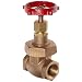 Milwaukee Valve 1141 Series Bronze Gate Valve, Industrial Service, Class 150, Non-Rising Stem, NPT Female