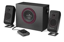 Altec Lansing VS2421 2.1 Music and Gaming Stereo Speaker System with Microphone (Black)
