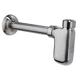 Decolav 9100-SN Decorative Bottle Trap, Satin Nickel