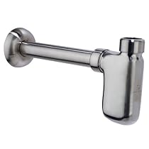 Decolav 9100-SN Decorative Bottle Trap, Satin Nickel