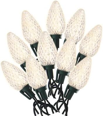Noma Inliten 47662-88 Faceted Warm White C9 LED Light Set, 25 Ct.