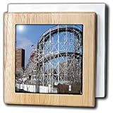 Coney Island Roller Coaster - 6 Inch Tile Napkin Holder