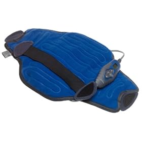 Sunbeam Health at Home Flexible Heating Pad with 8 Heat Settings and Programmable Auto-Off, Blue