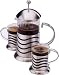 LaCafetiere Wave 8 Cup Cafetiere & 2 Wave Cups Giftset
