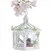 White Gazebo Style Birdfeeder Bird Feeder Ivy Accent