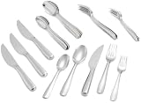Gourmet Settings Cabaret 20-Piece Stainless Steel Flatware Set, Service for 4