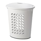 Buy Sterilite 12558006 Oval Laundry Hamper, 6-Pack, White by STERILITE