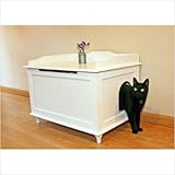 Litter Box Enclosure in White