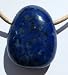 Trommelstein gebohrt Lapislazuli 2-2,5 cm mit Lederband