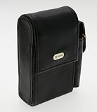 Soft Black Cigarette Case & Lighter Holder
