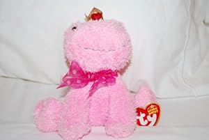 Amazon.com: Ty Beanie Babies Kissable - Pink Frog with
