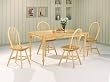 Solid Wood 5 Piece Dining Set By Coaster Furniture
