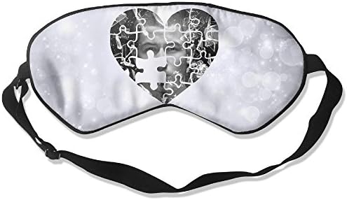 Hotboy19 Heart Broken Comfortable Sleep Mask Eyeshade For Travel, Shift Work &amp; Meditation Blindfold.