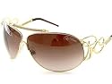 ROBERTO CAVALLI CAMEIA 300S Sunglasses Sun Glasses BROWN Lens GOLD Frame