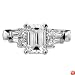 DIAMOND EMERALD RING 1.05 CT G SI1 - IDEAL CUT