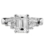 IDEAL ENGAGEMENT RING 2.56 CT EMERALD CUT G VS2