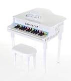 Barcelona Kids 30 Keys Baby Grand Piano with Matching Bench