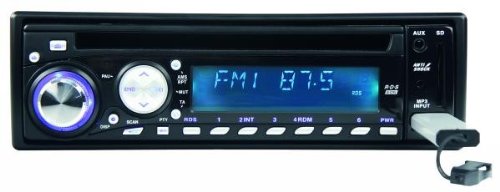 Autoradio MEGAKICK ''Vegas'',CD+MP3, USB+SD-Card, AUX-Eingang, RDS, 4x40 Watt