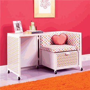 Powell LittleMissMatched SWITCHaroo Rolling Work Station