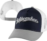Milwaukee Brewers 9Forty Team Color New Era Team Fresh Trucker Mesh Adjustable Hat