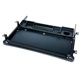 KV Keyboard Slide Out Tray KD Series Extra Wide With Accessory Tray Black
