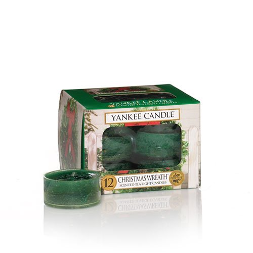 Christmas Wreath Yankee Candle Tea Lights