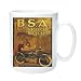 MUG 1929 BSA CLASSIC MOTOR BICYCLES OLD ADVERT FUN PHOTO MUG